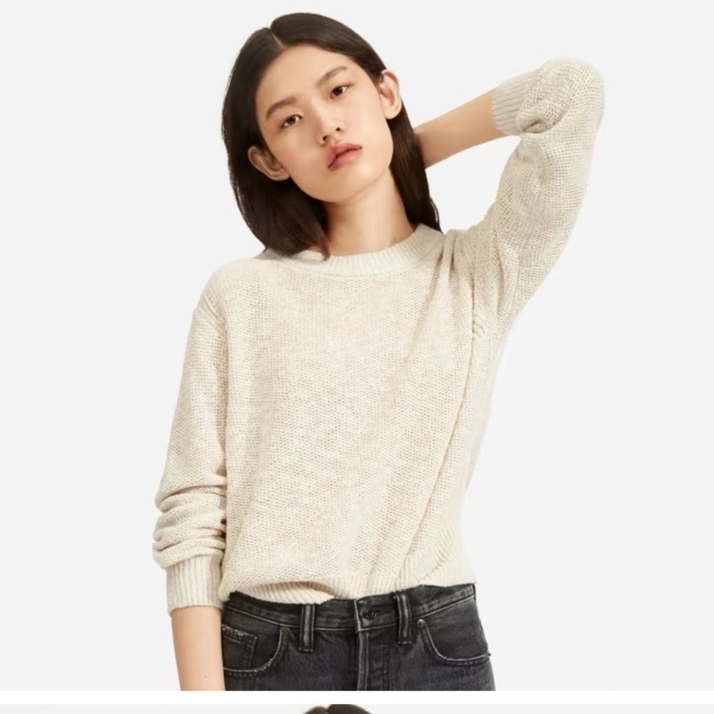 Everlane linen/cotton sweater // M